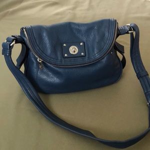 MARC  Marc Jacobs blue leather shoulder Bag